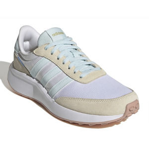adidas Run 70s Running Shoes, Women's Size 10 M, White/Blue MSRP $59. Never worn